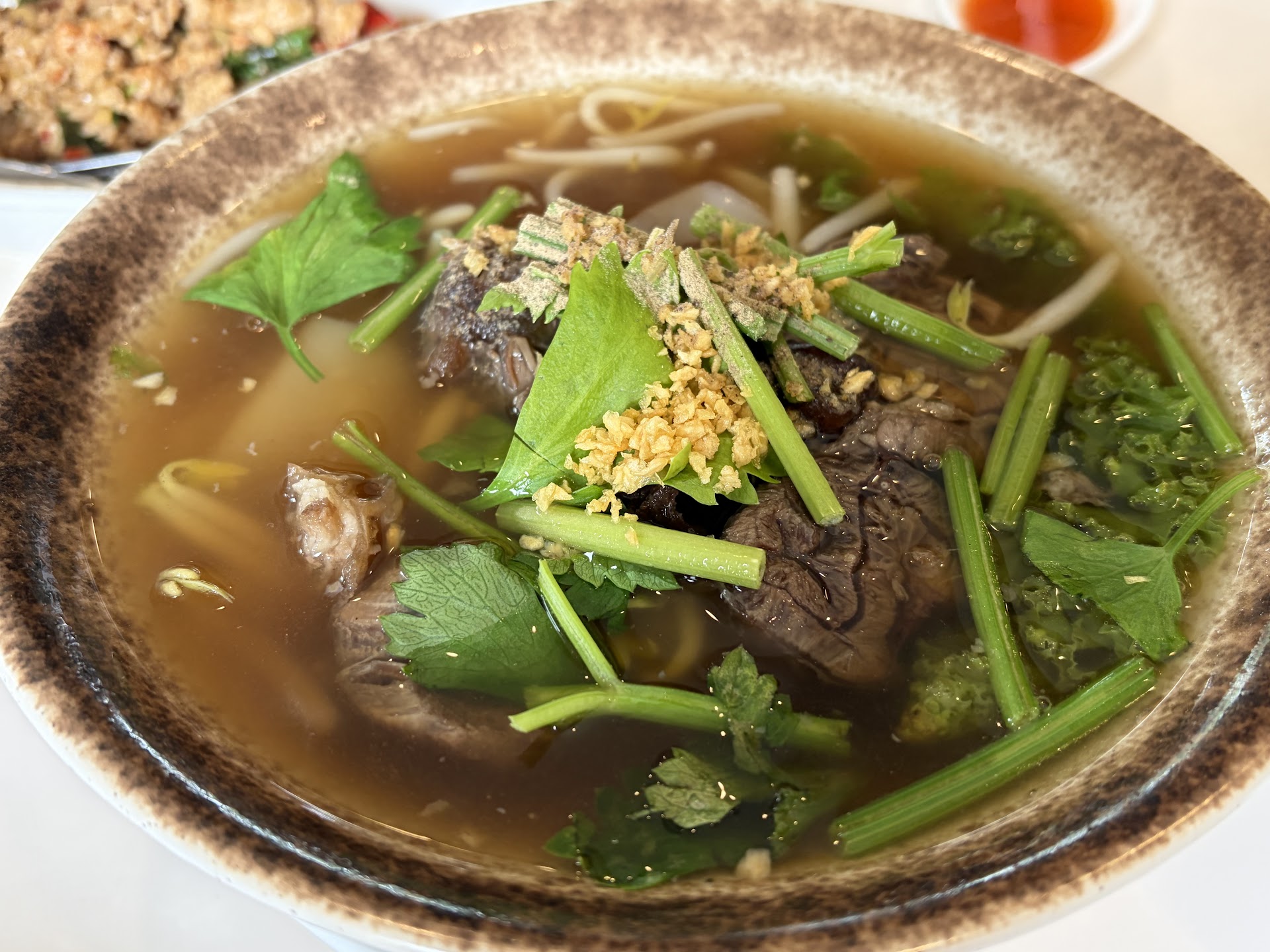 Suwan Golf Country Clubの牛肉麺